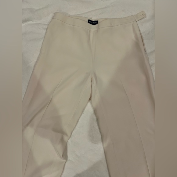 Ann Taylor Elegant Cream Flare Trousers - Picture 5 of 5